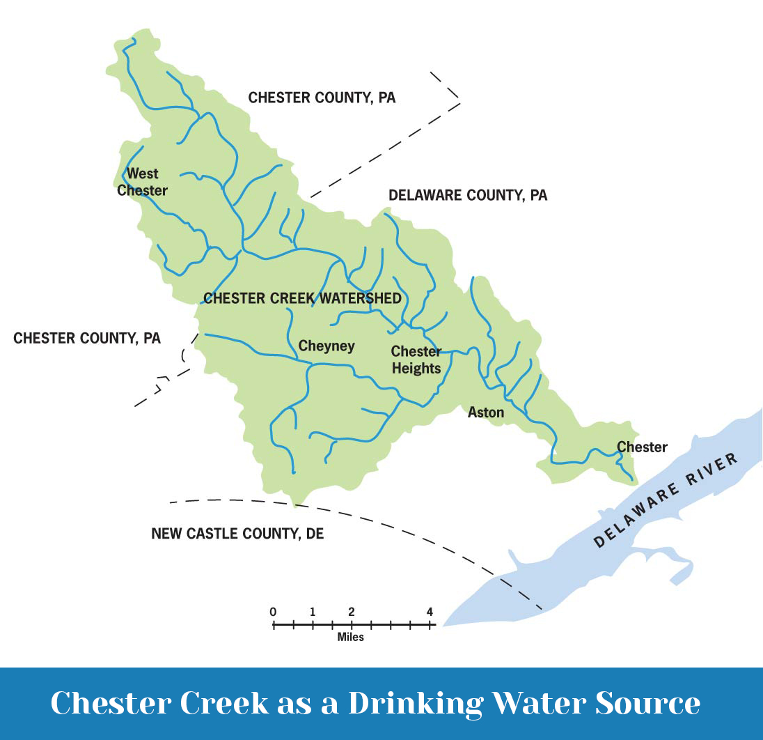 Chester Creek Map