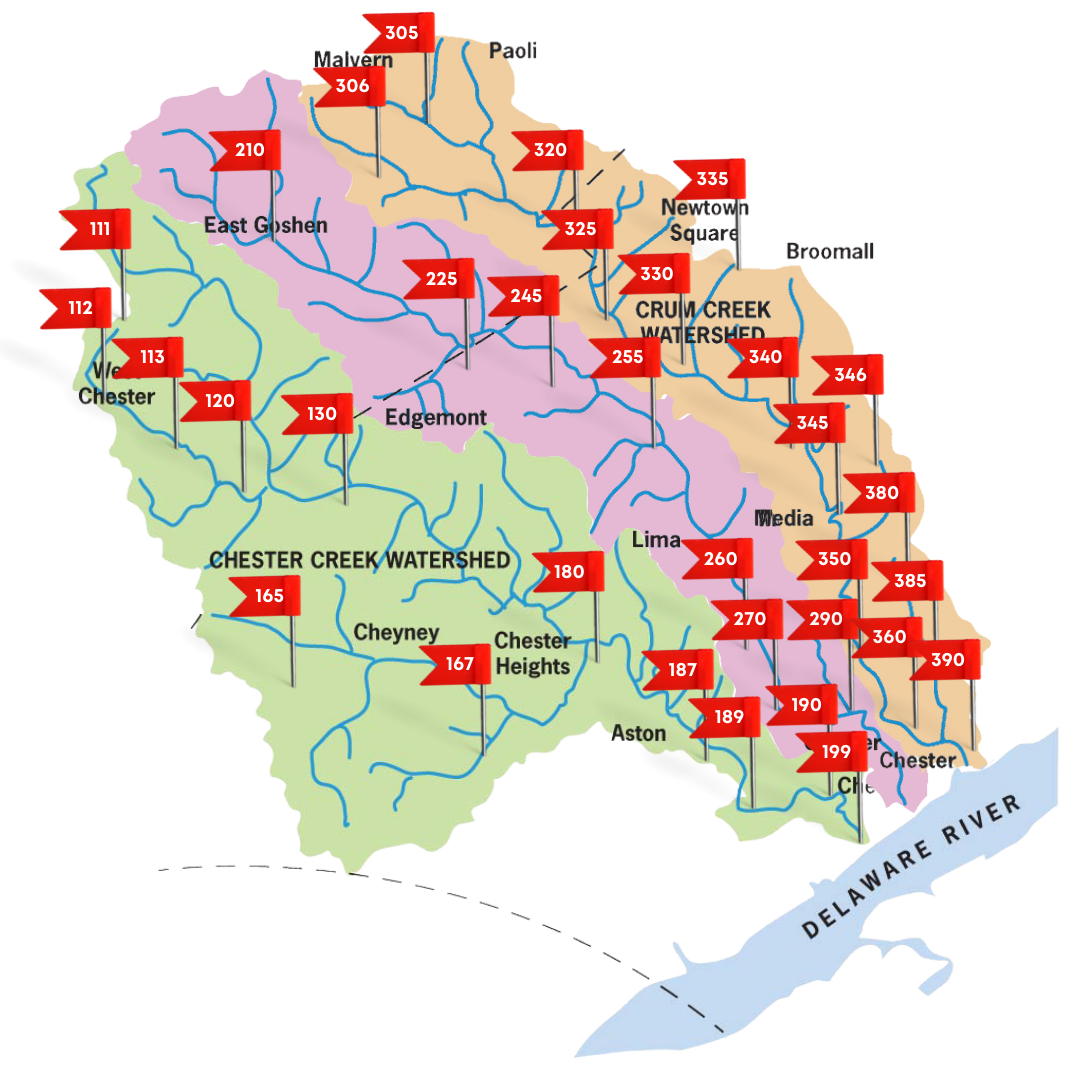Streams Cleanup CRC Watersheds