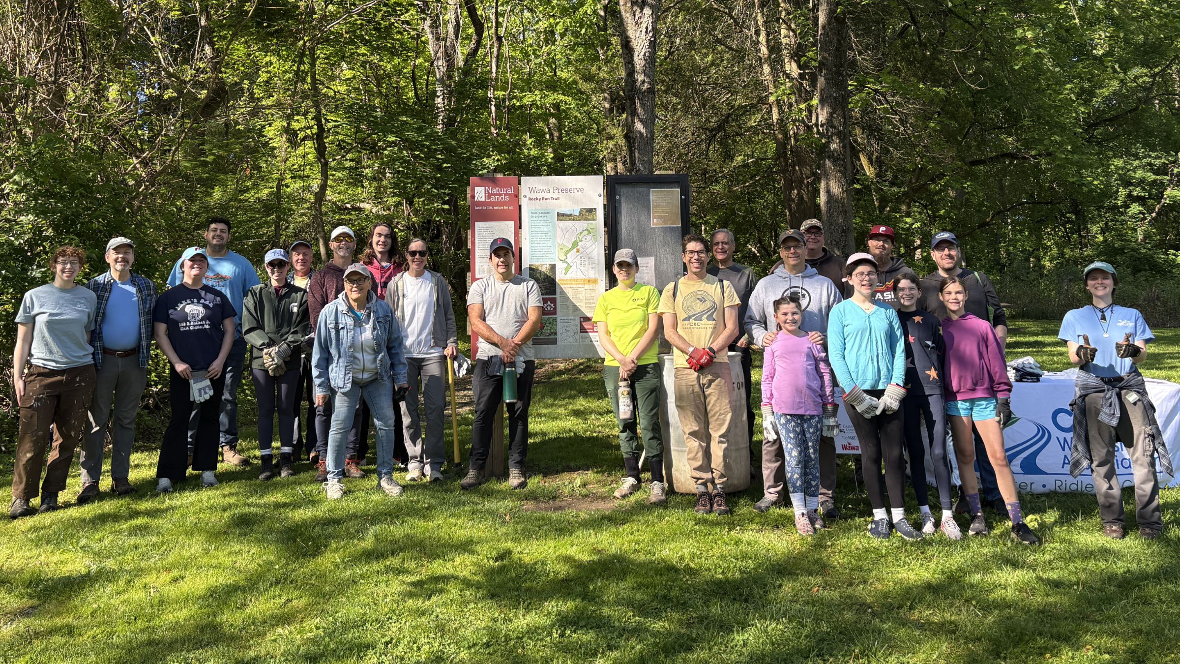 Rocky Run Planting - Volunteer Group Photo