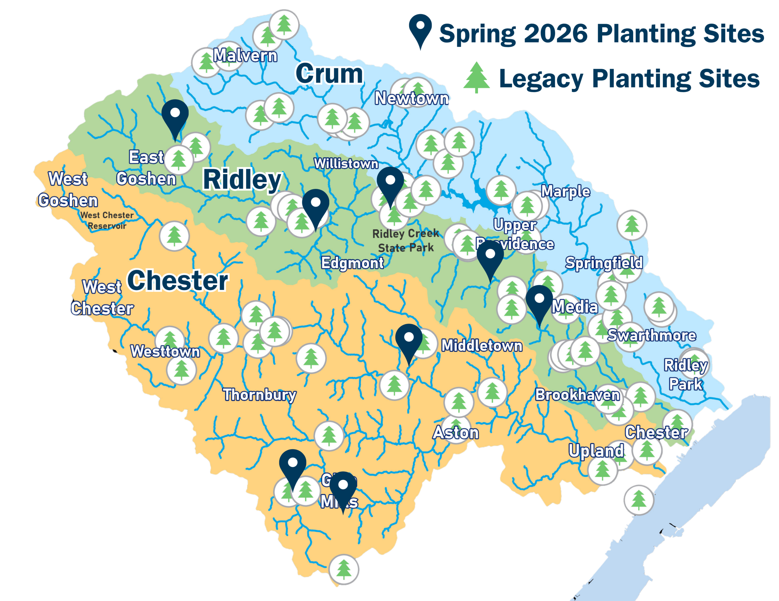 Tree Planting Map